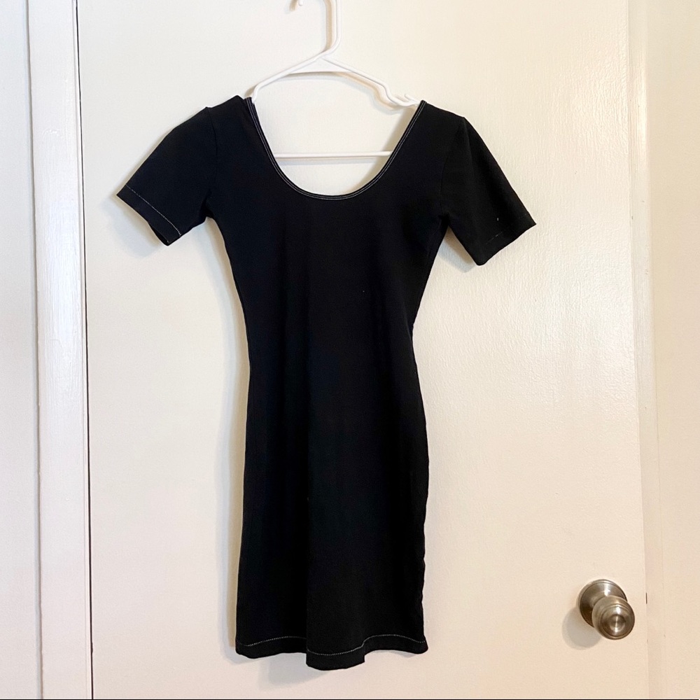🌟 NWOT American Apparel Scoop Neck Bodycon Dress
